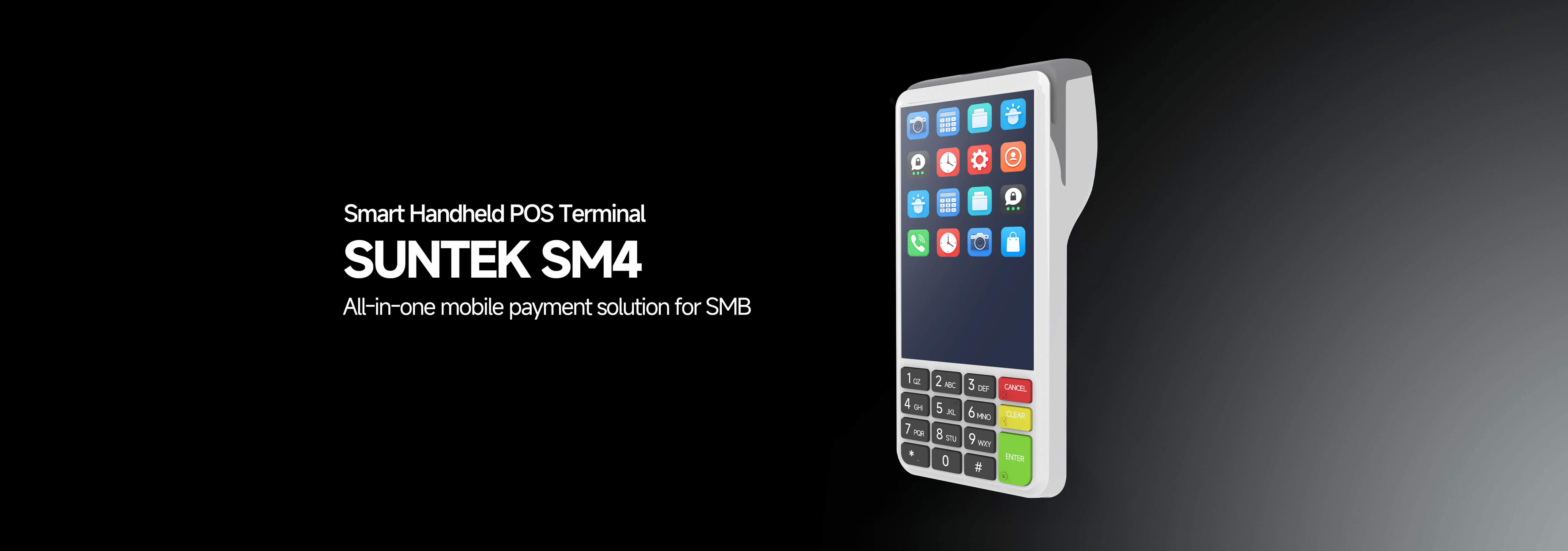 SUNTEK Smart POS with keyboard SM4 