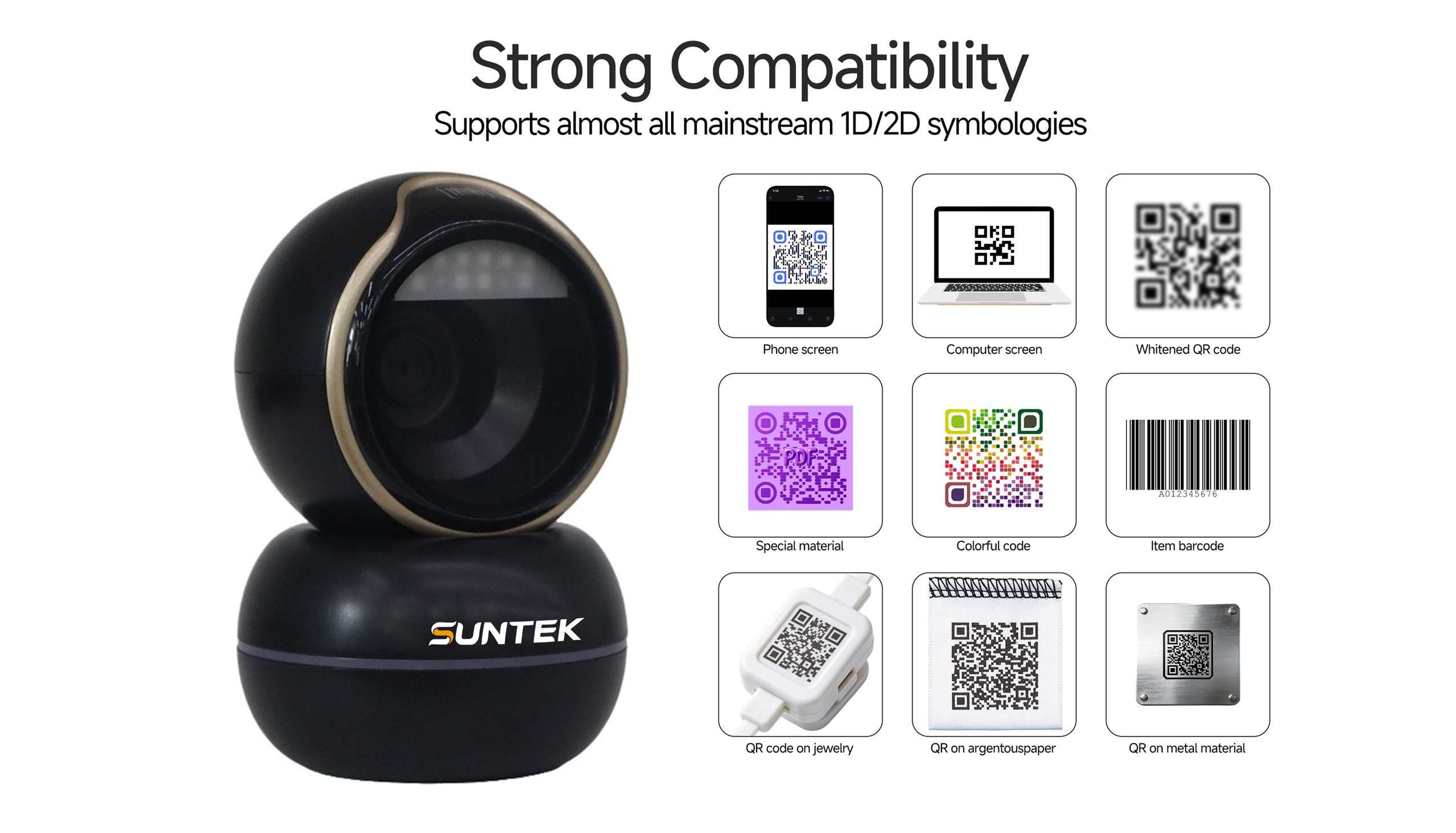 SUNTEK Platform Barcode Reader R10