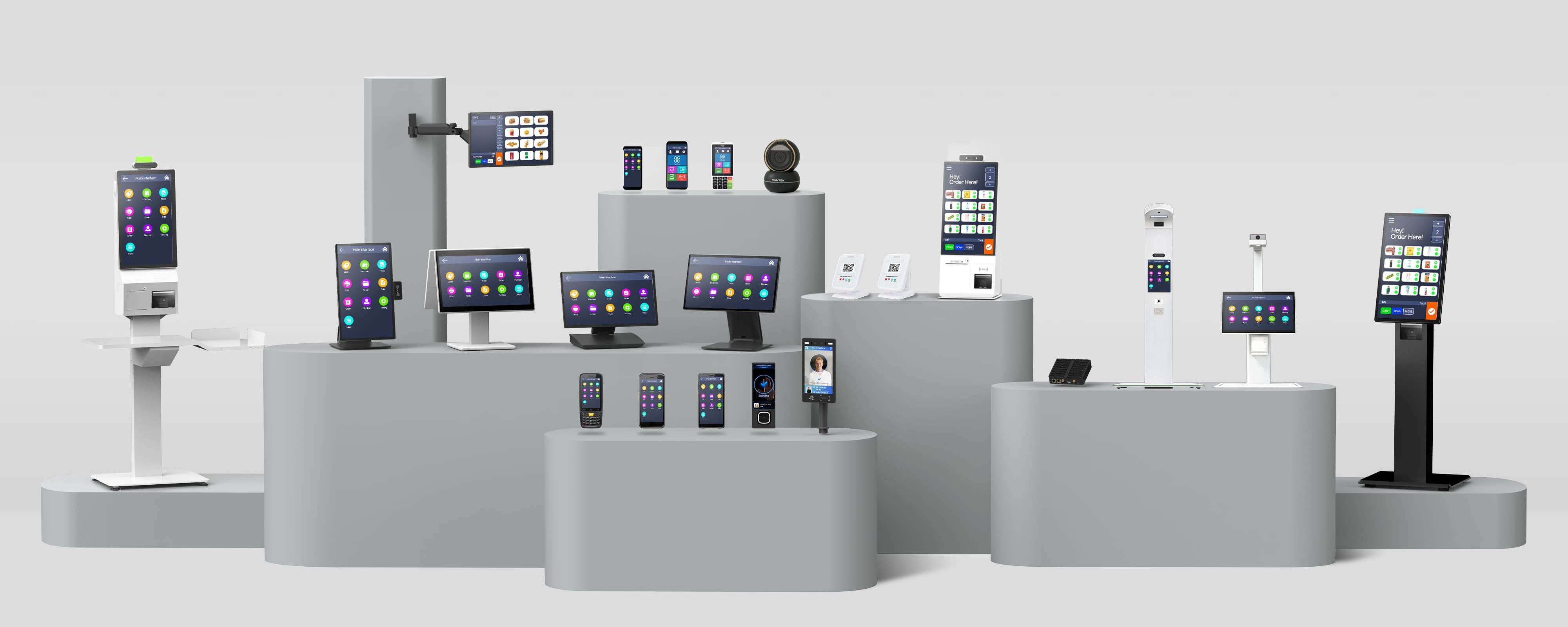 SUNTEK Smart POS, Desktop POS, and Handheld POS hardware for retail