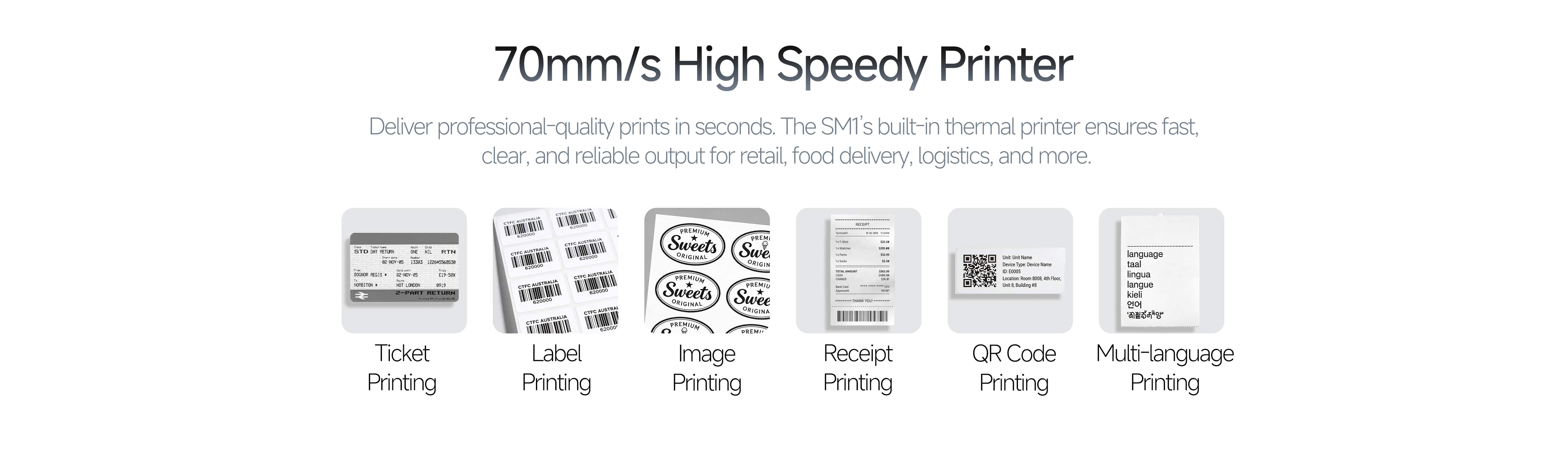 SUNTEK SM1 Handheld POS Terminal