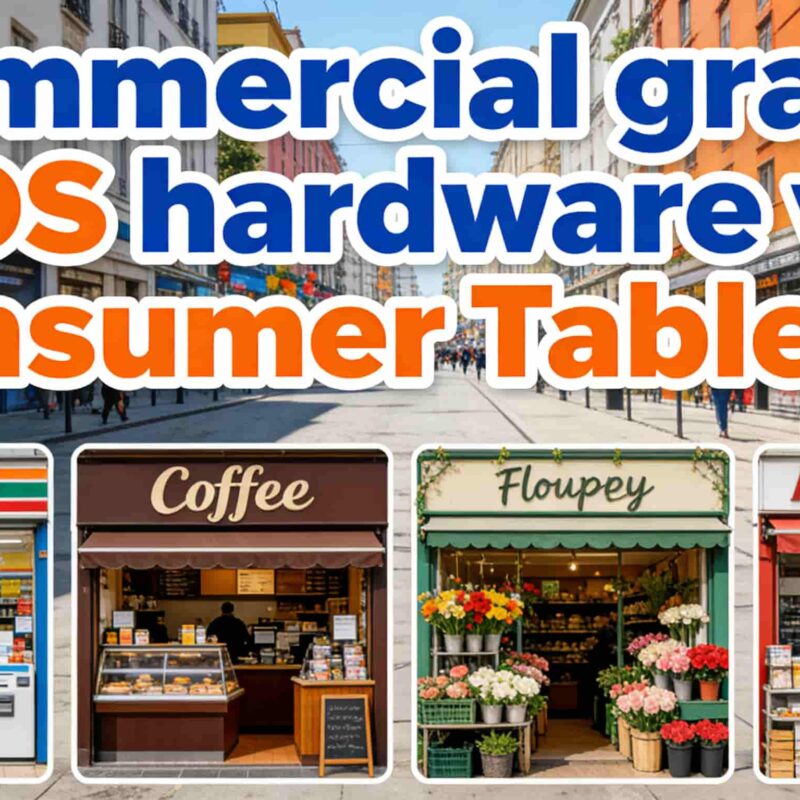 Commercial Grade POS hardware vs. Consumer Tablets: A TCO-Based Hardware Selection Guide