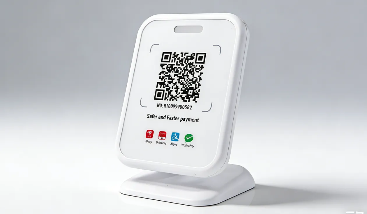 qr payment device supporting qr code payments and mobile wallets
