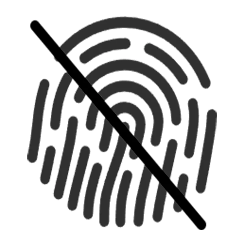 Anti-fingerprint