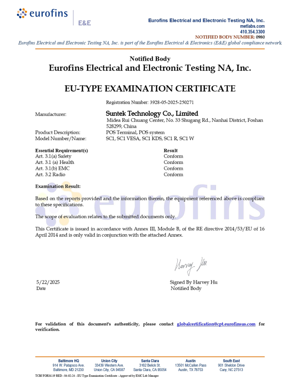 CE certification