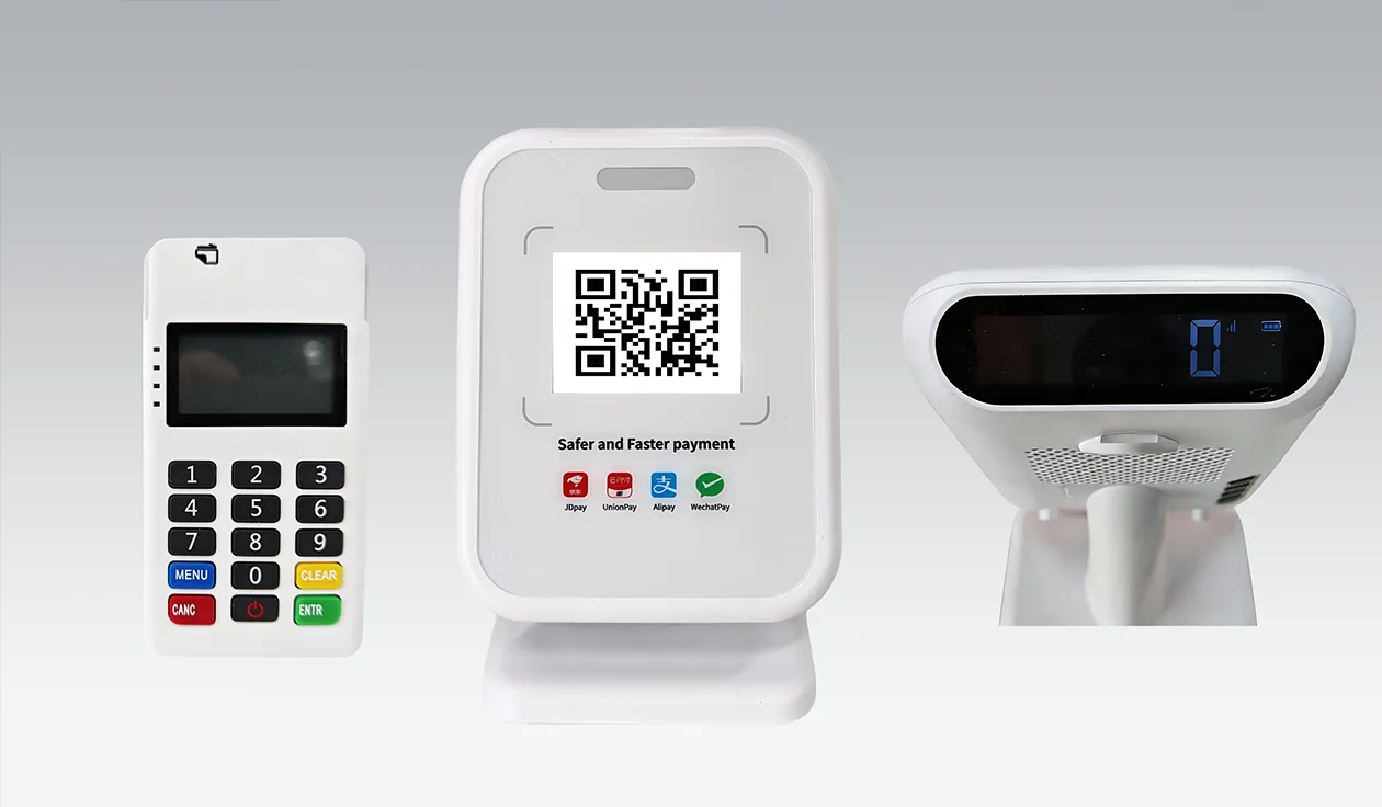 SUNTEK cloud sound box PV2 payment terminal with display screen for transaction information