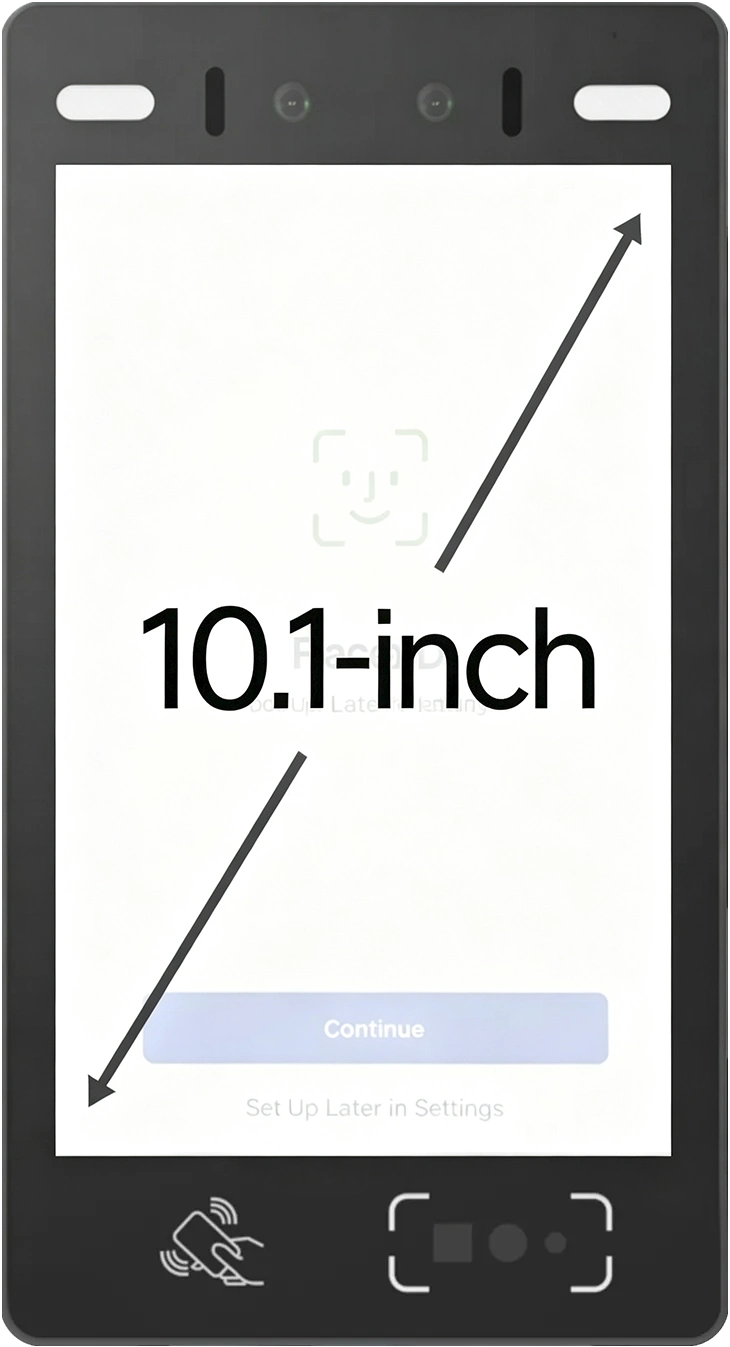 SUNTEK FA10 10.1-inch Face Recognition Terminal Display