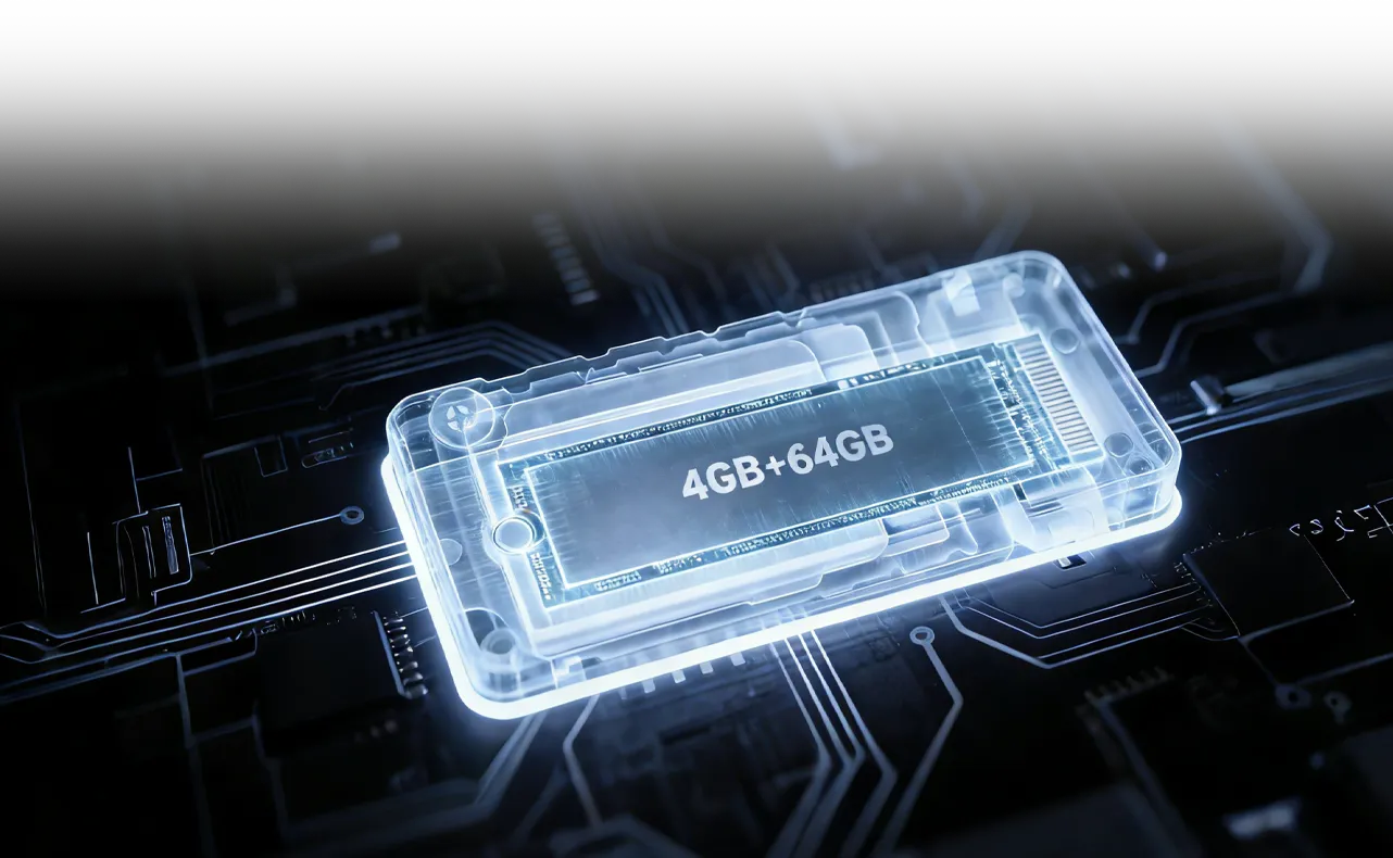 4GB RAM and 64GB ROM hardware specification of SUNTEK FA8 facial recognition terminal