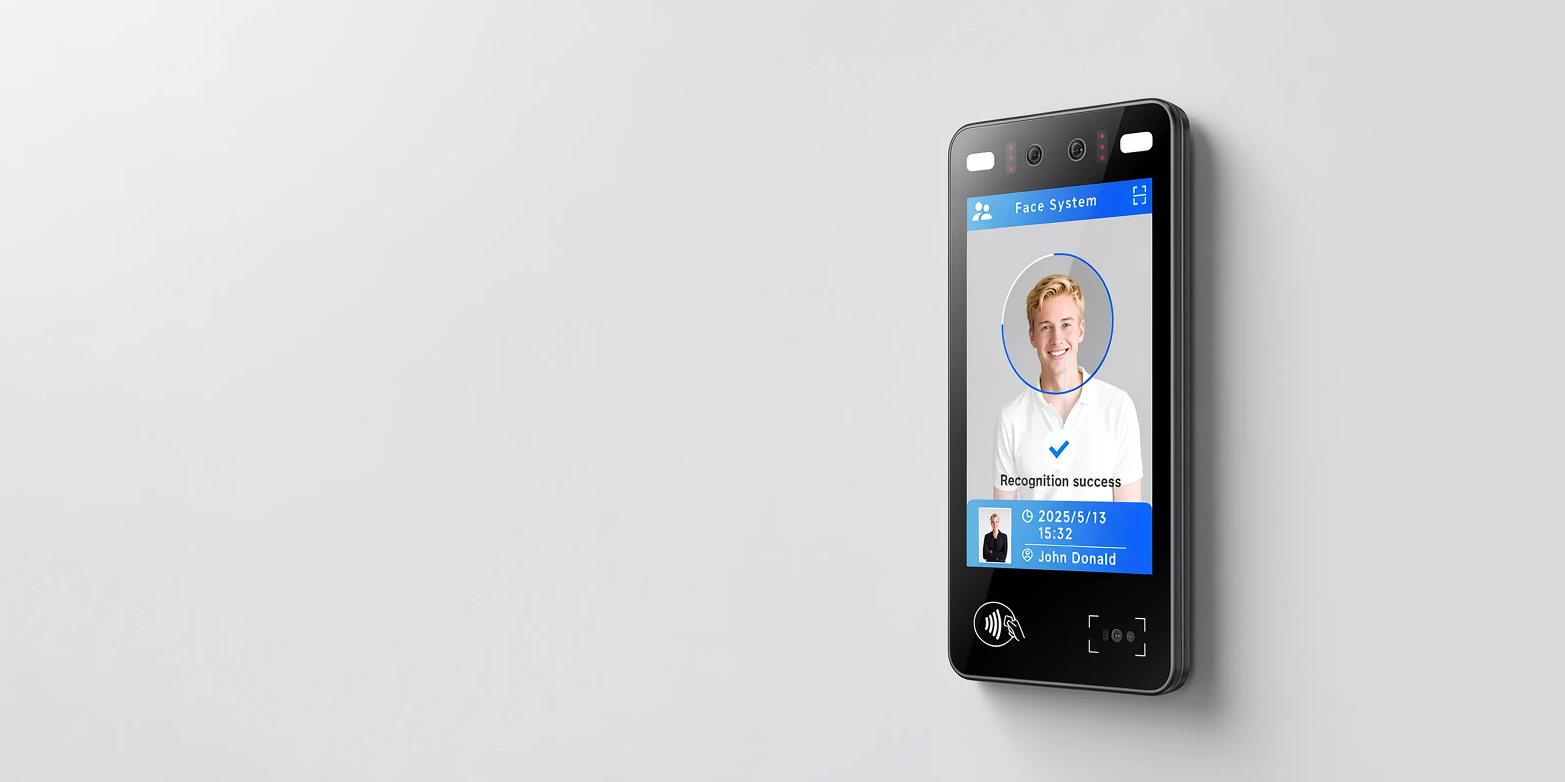 SUNTEK FA8 facial recognition terminal for access control, attendance and identity verification