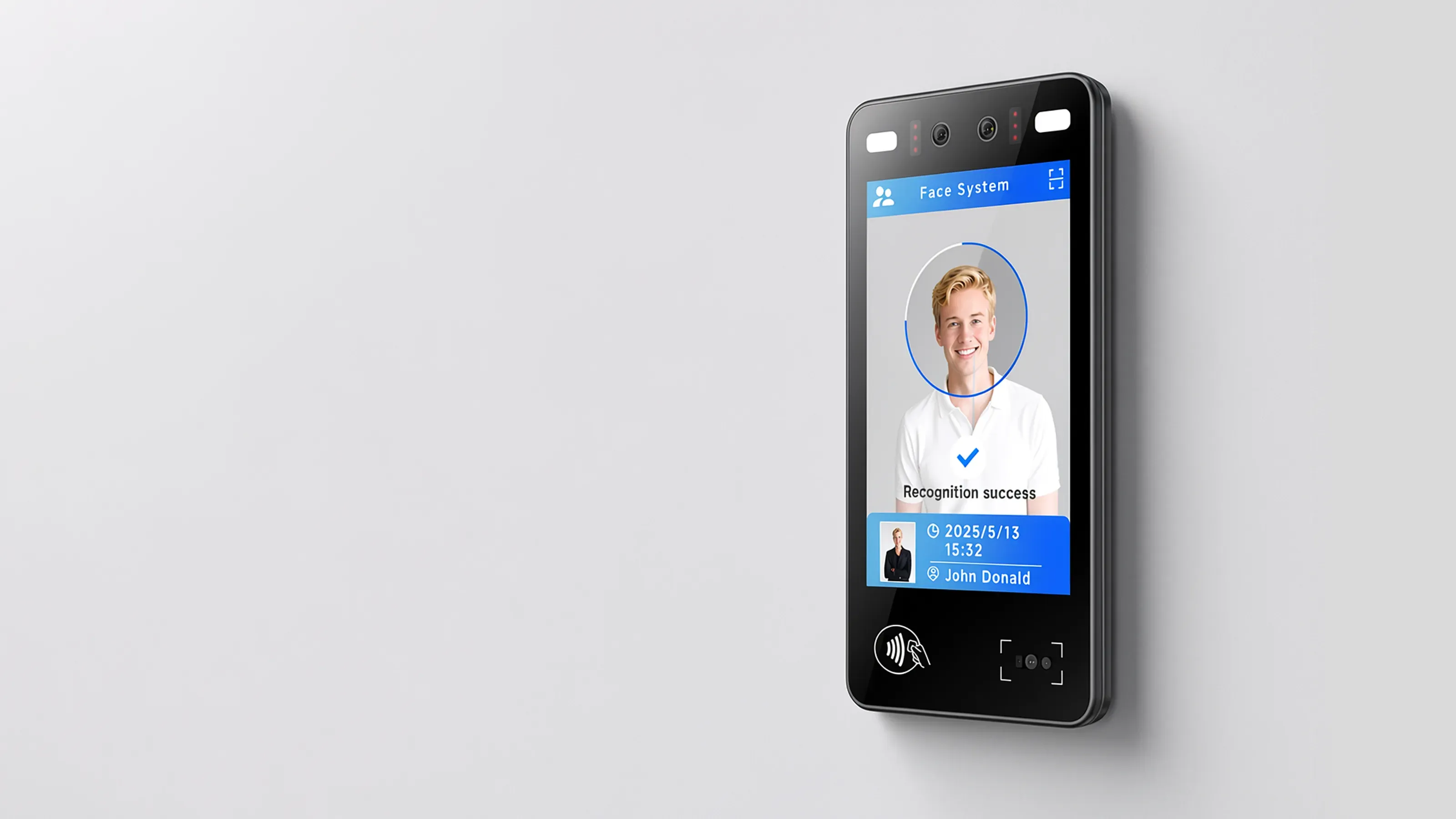 SUNTEK FA8 facial recognition terminal for identity verification, access control and attendance