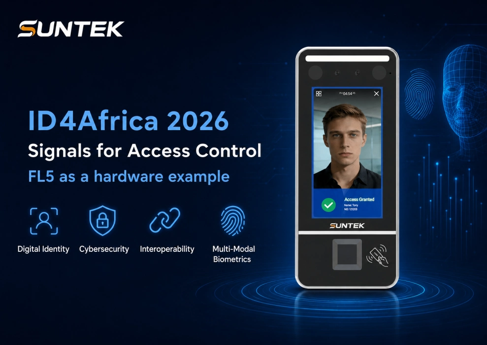SUNTEK FL5 as a hardware example for access control trends after ID4Africa 2026