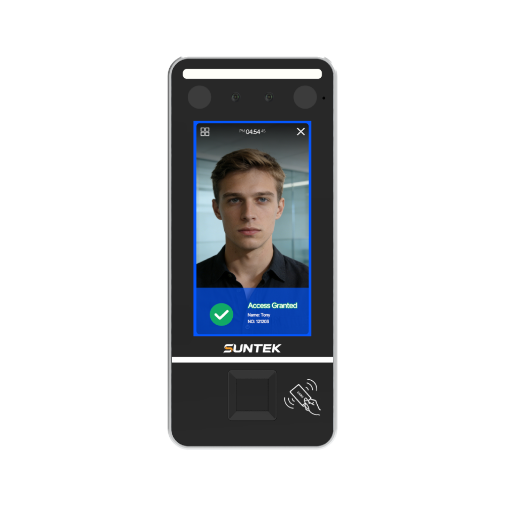 SUNTEK FL5 5 inch Linux facial recognition terminal front view