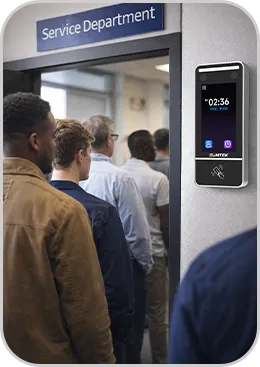 SUNTEK FL5 Linux Face Recognition Terminal for government building access control with enhanced security and identity verification