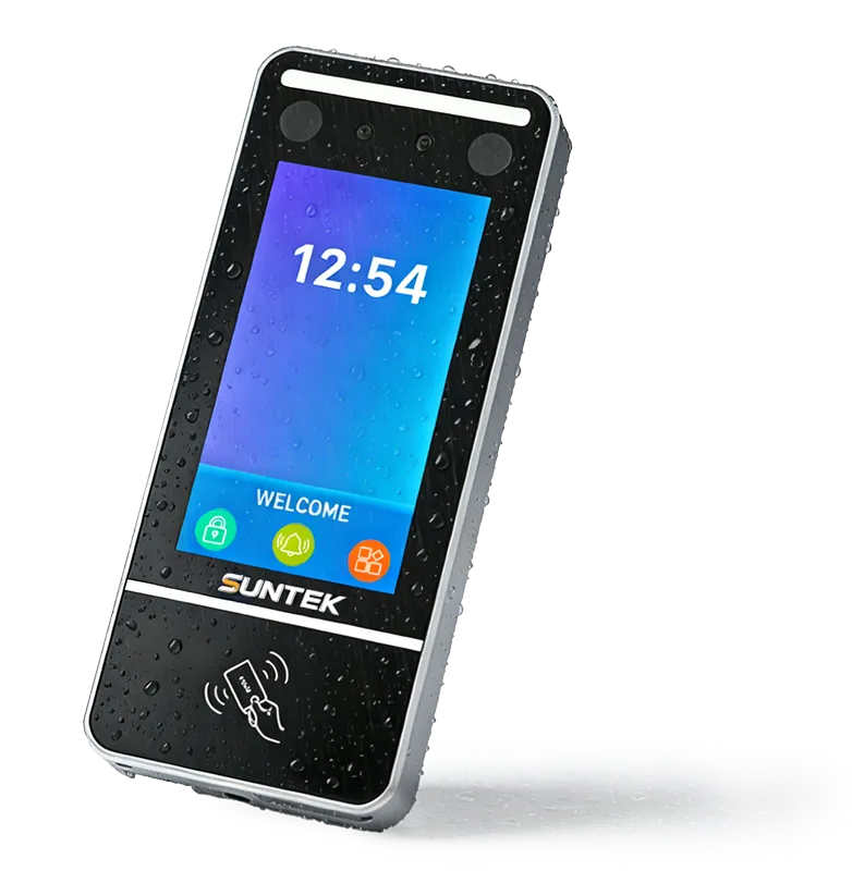SUNTEK FL5 Linux Face Recognition Terminal with IP65 waterproof protection designed for industrial outdoor and harsh environment access control