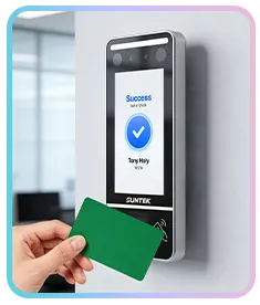 SUNTEK FL5 Linux Face Recognition Terminal supporting RFID card access for enterprise entry management