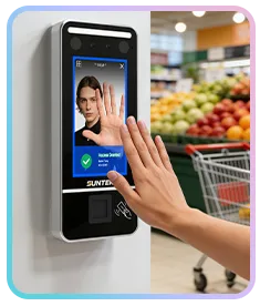 SUNTEK FL5 Linux Face Recognition Terminal supporting palm vein authentication for contactless identity verification