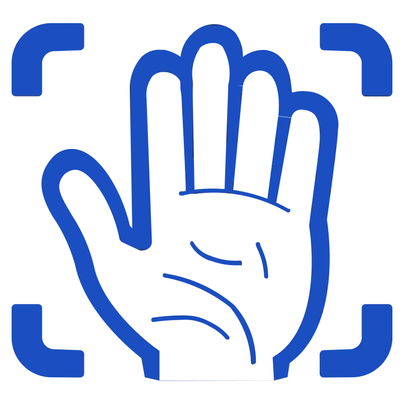 SUNTEK FL5 biometric terminal supporting 5000 palm vein templates for secure contactless authentication