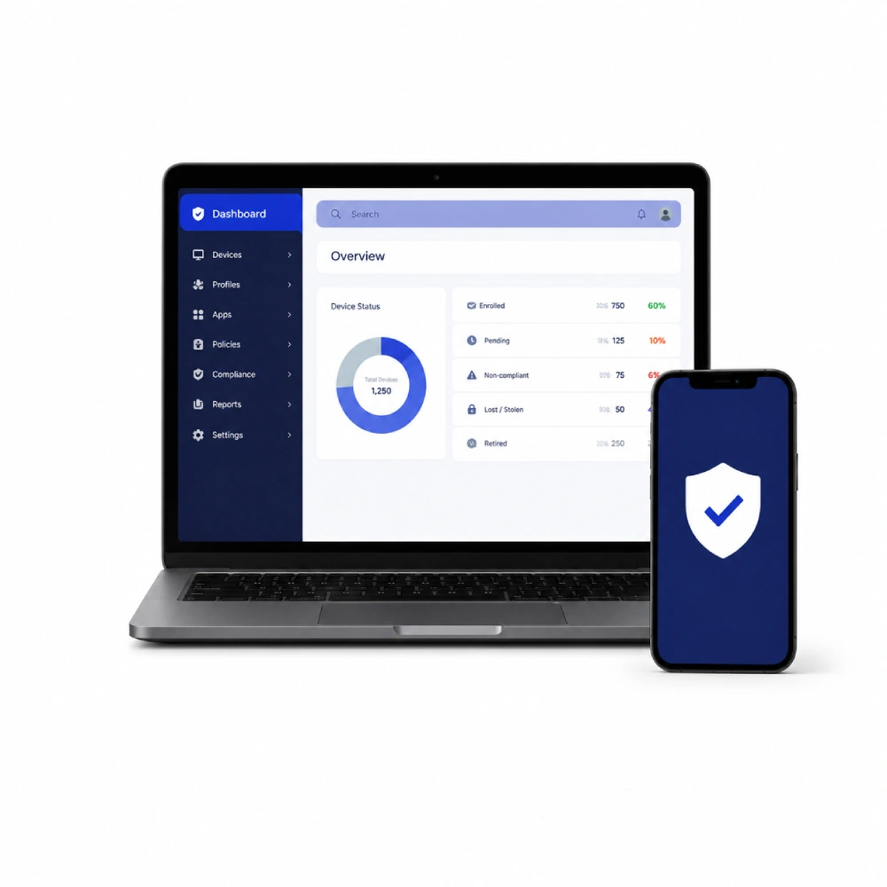 SUNTEK KDS integration with MDM platform for restaurant device management and deployment
