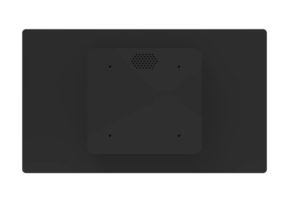 SUNTEK KDS back view showing rear structure for kitchen display system mounting