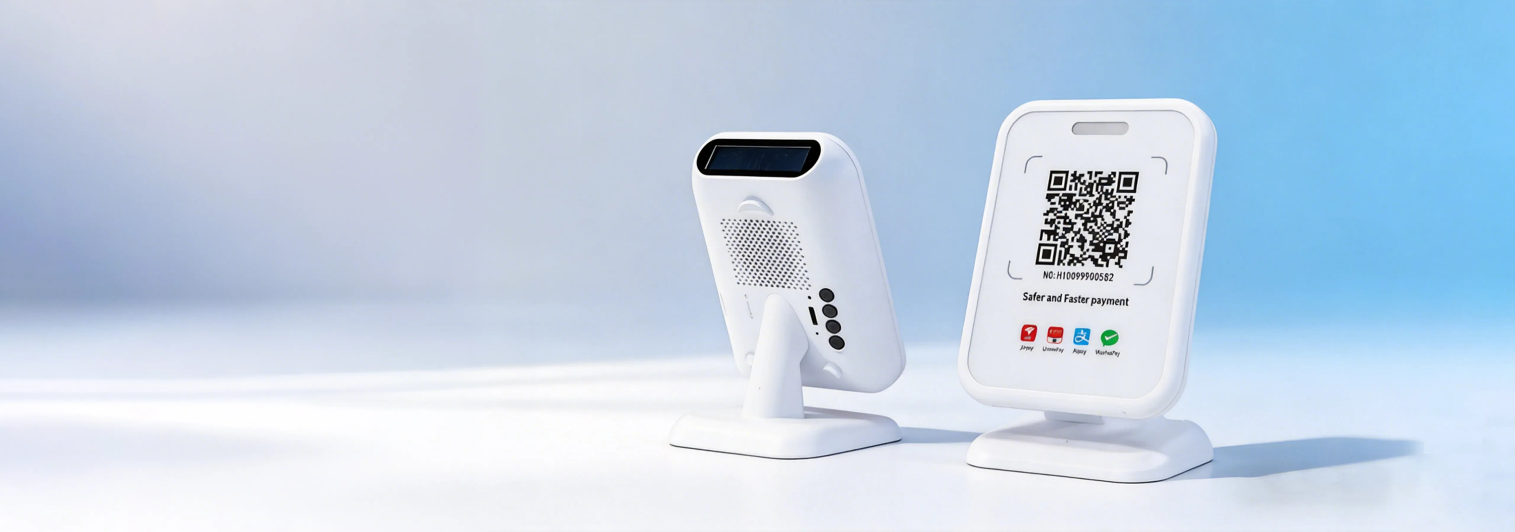 suntek pv1 qr payment device with voice broadcast and display for retail
