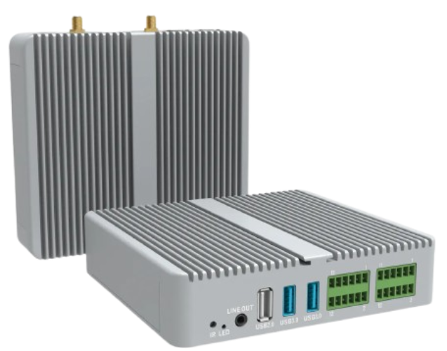 SUNTEK SA8 mini PC industrial edge AI computer with aluminum housing