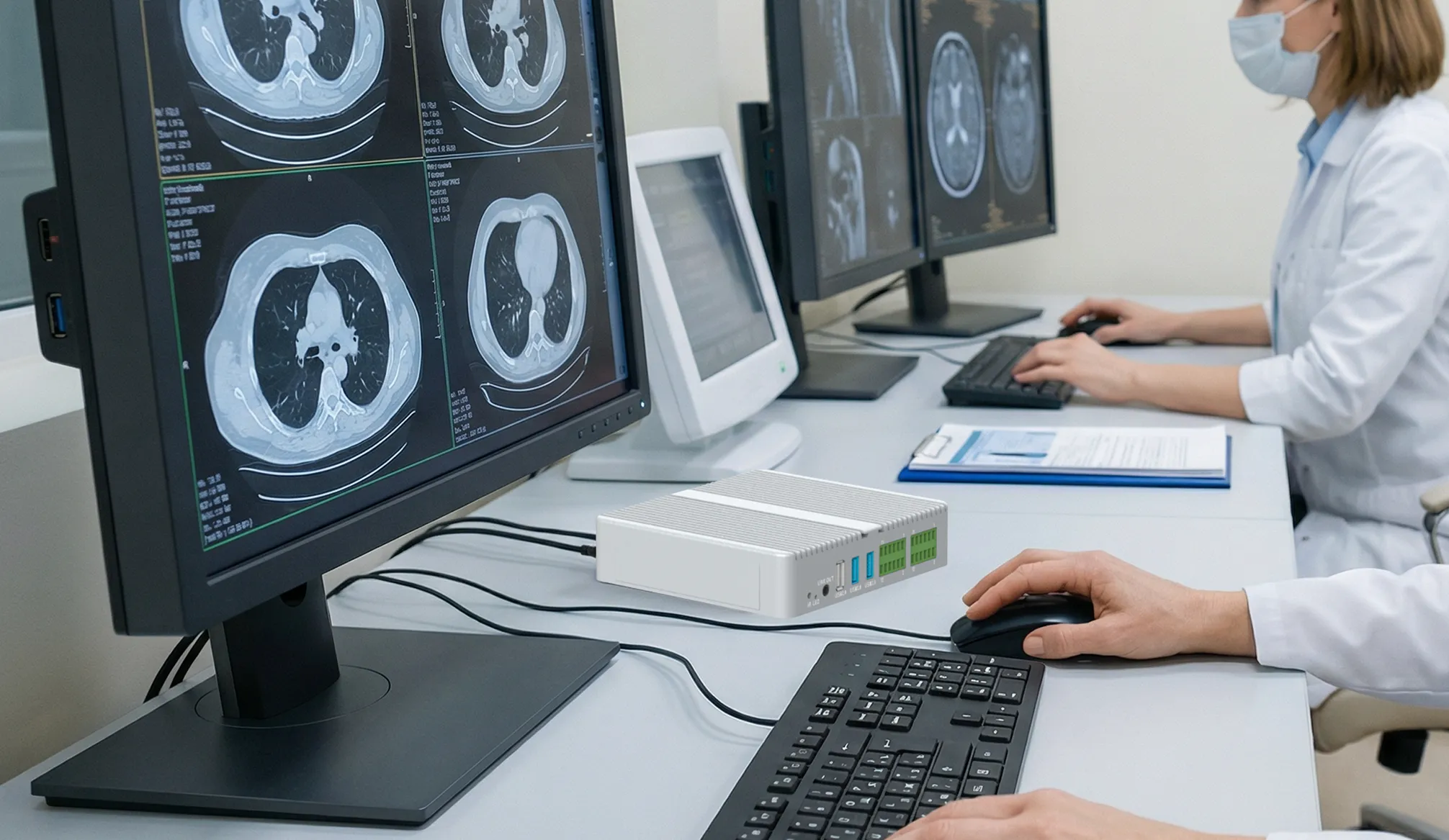 SUNTEK SA8 mini PC for smart healthcare with real-time medical image analysis