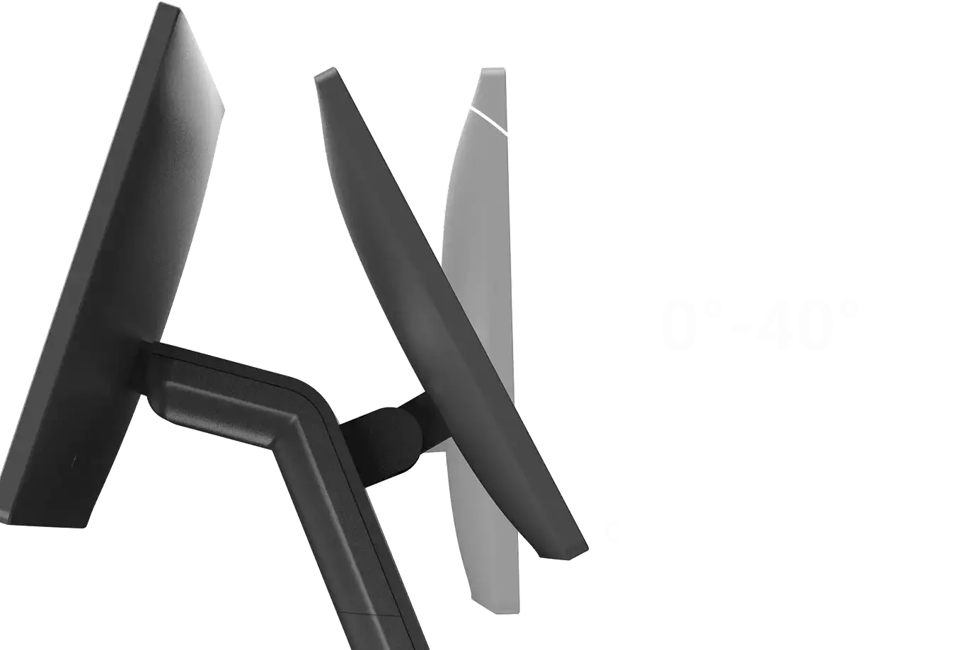 SUNTEK SC1 desktop pos main screen with -15 to 130 degree adjustable viewing angle.
