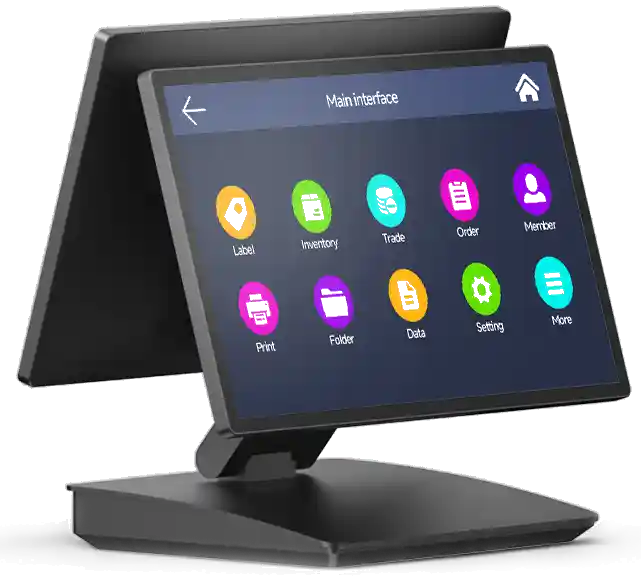 SC2 Dual Screen POS 15.6 and 15.6 inch