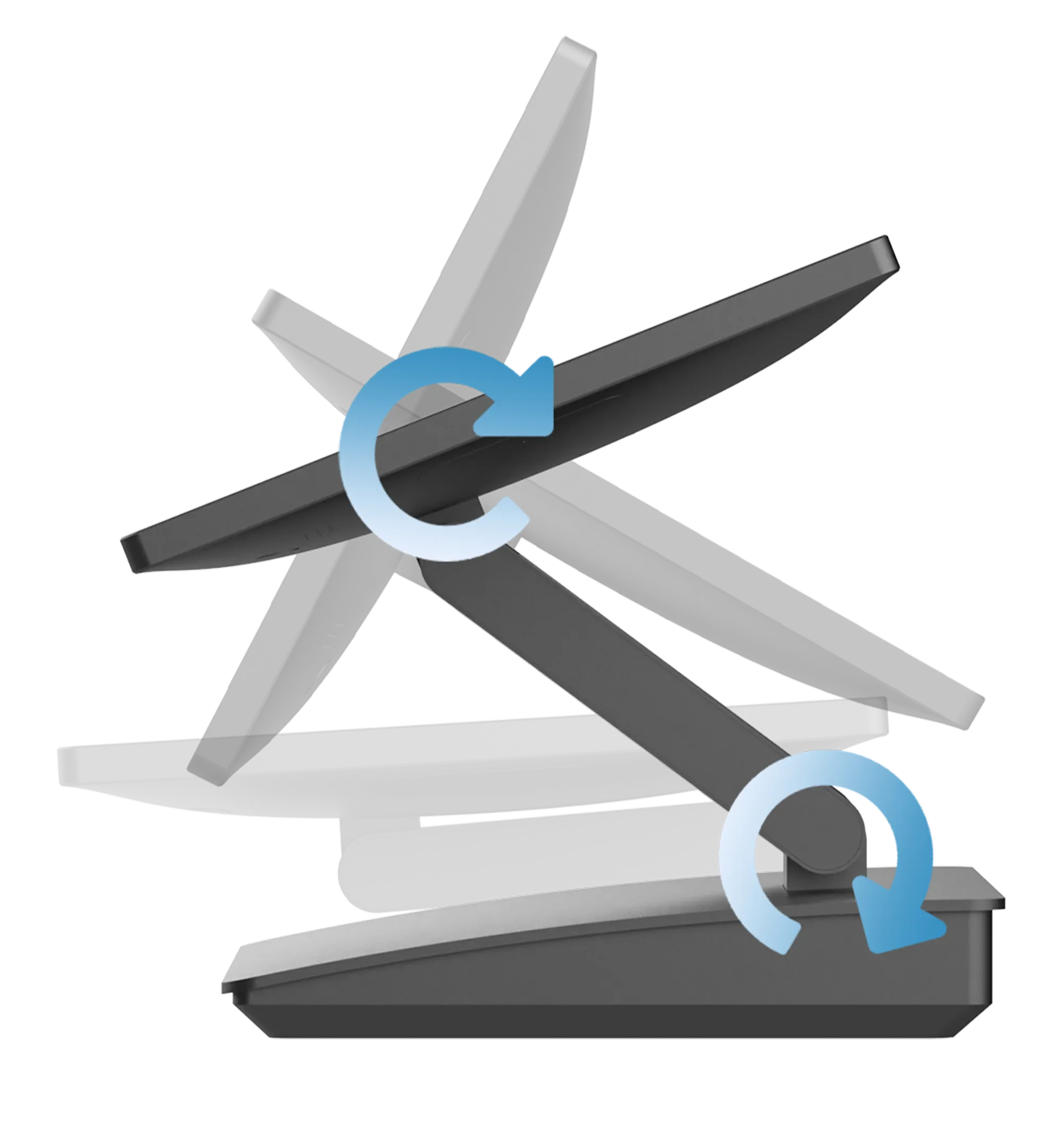 SC2 Double Spindle Support 340 Degree Adjustment