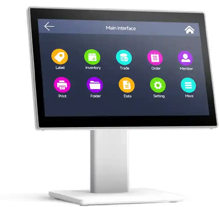 SUNTEK SC6 pos system single 15.6-inch capacitive touch screen hardware solution.