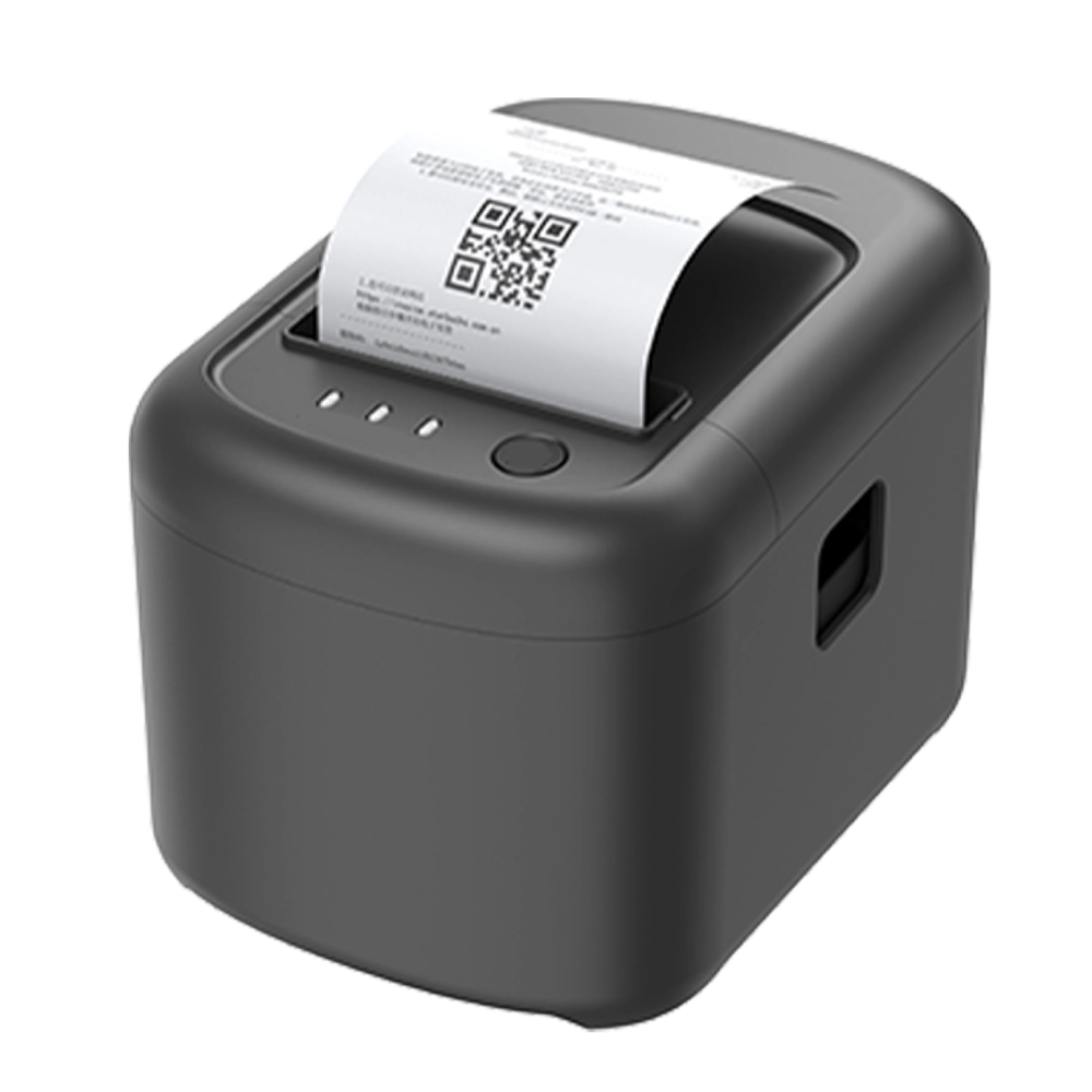 SUNTEK SCP-81 4G cloud printer printing an order receipt for restaurant, takeaway, and retail workflows