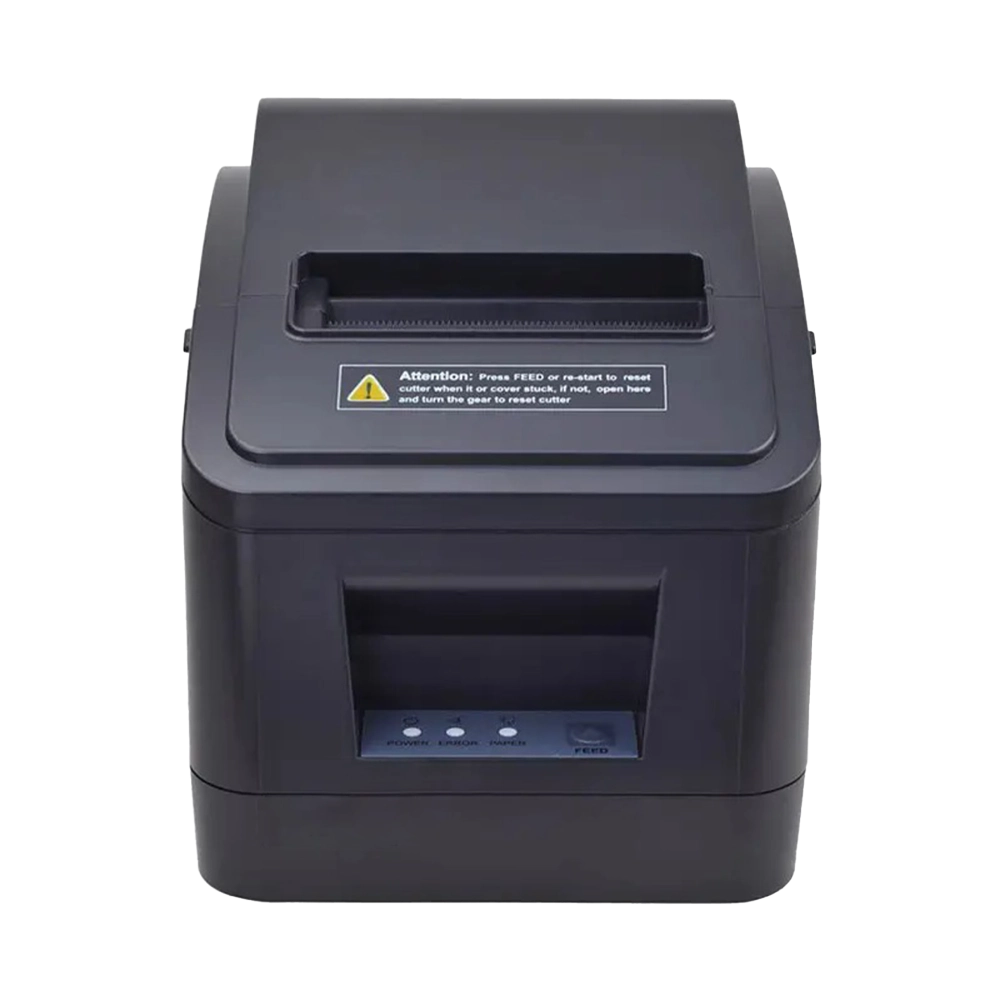 SUNTEK SCP-82 POS Printer front view with compact desktop design for store, kitchen, and order printing