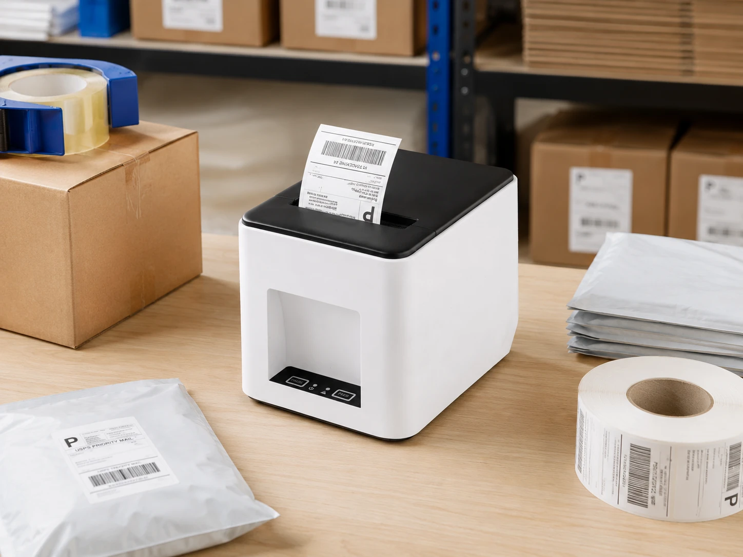 SUNTEK SCP-85 thermal label printer for e-commerce and logistics label printing