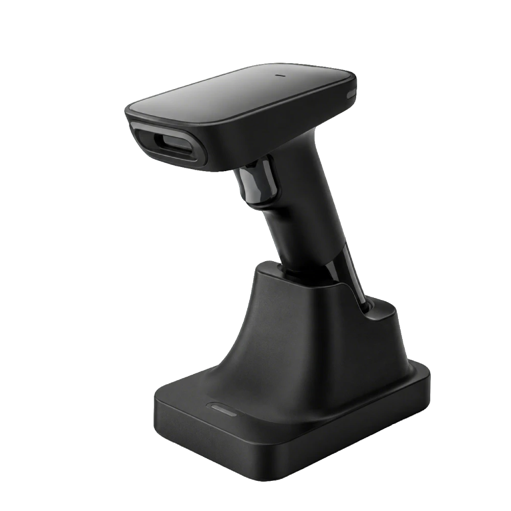 SUNTEK SCQ-52 wireless barcode scanner with charging base for POS systems and retail applications