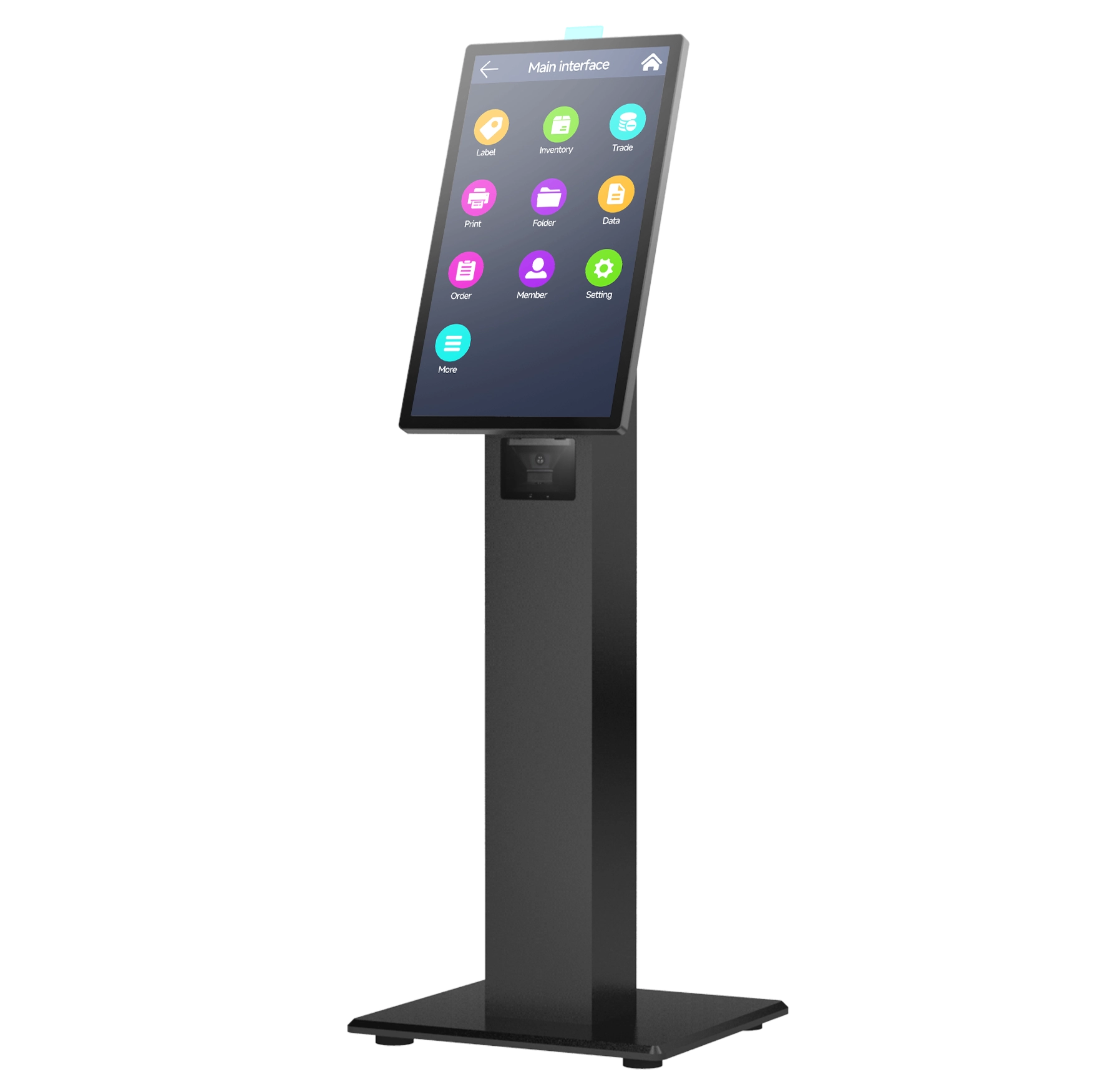 SUNTEK SK1 self-ordering kiosk hardware for restaurant and QSR projects