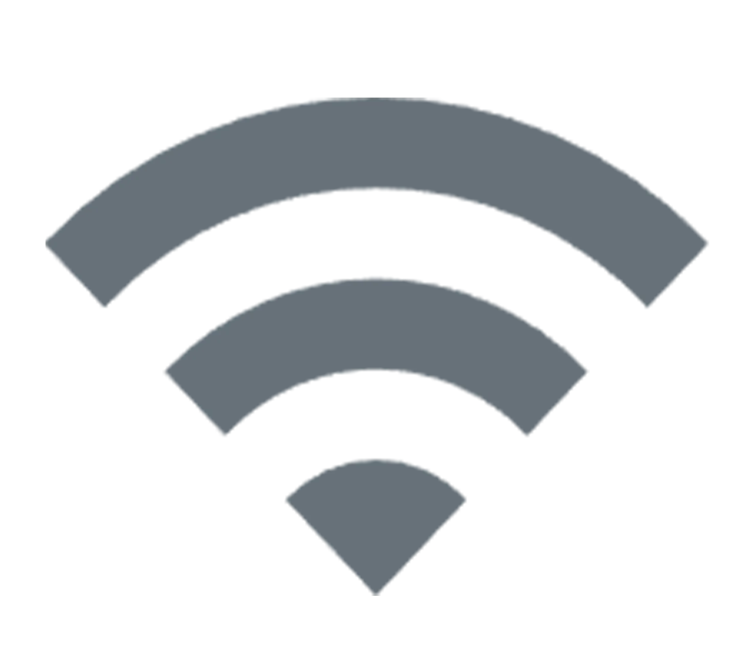 Dual-band 2.4GHz and 5GHz Wi-Fi support icon for wireless kiosk connectivity.