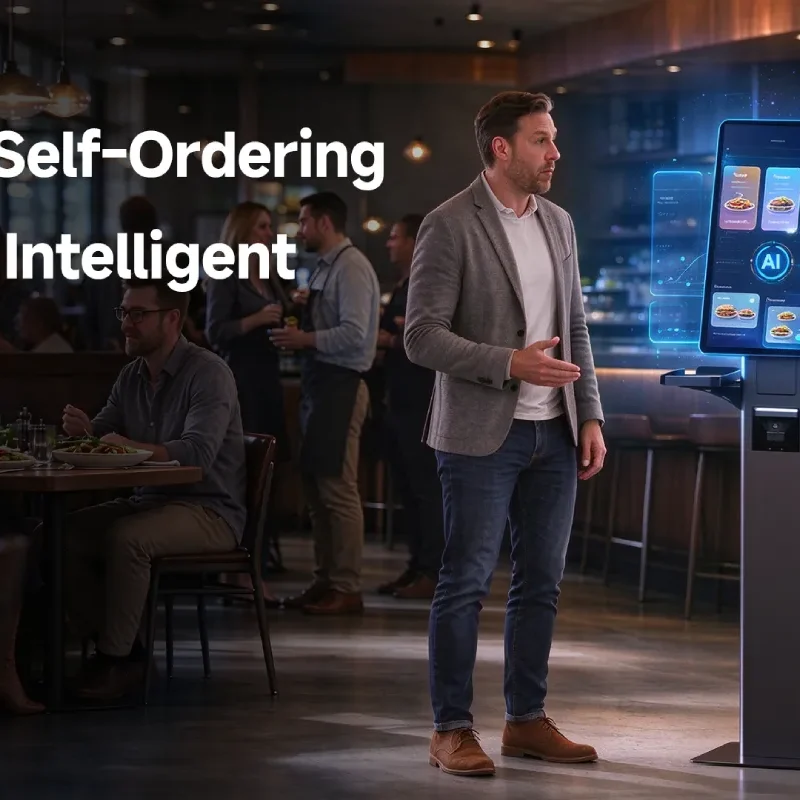 SK7: AI-Ready Modular Kiosk for Next-Gen Restaurant Self-Ordering