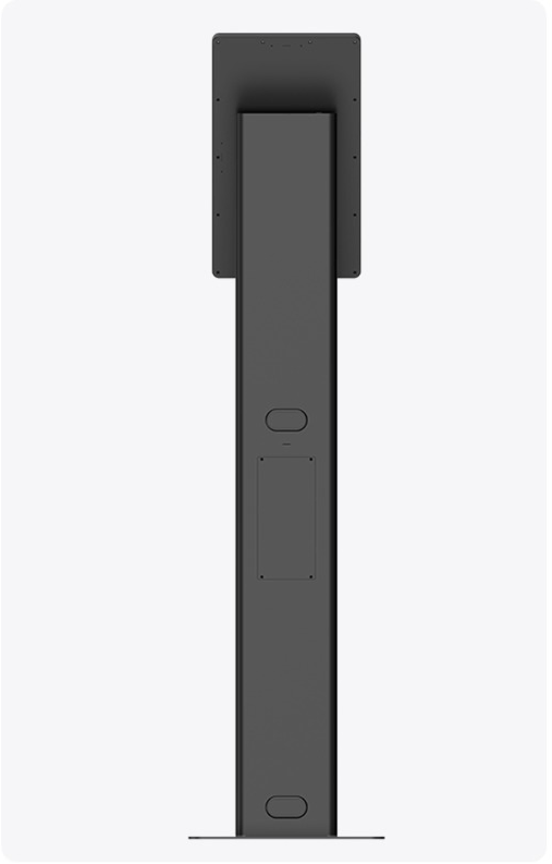 Rear view of the SUNTEK SK7 floor-standing self-service kiosk