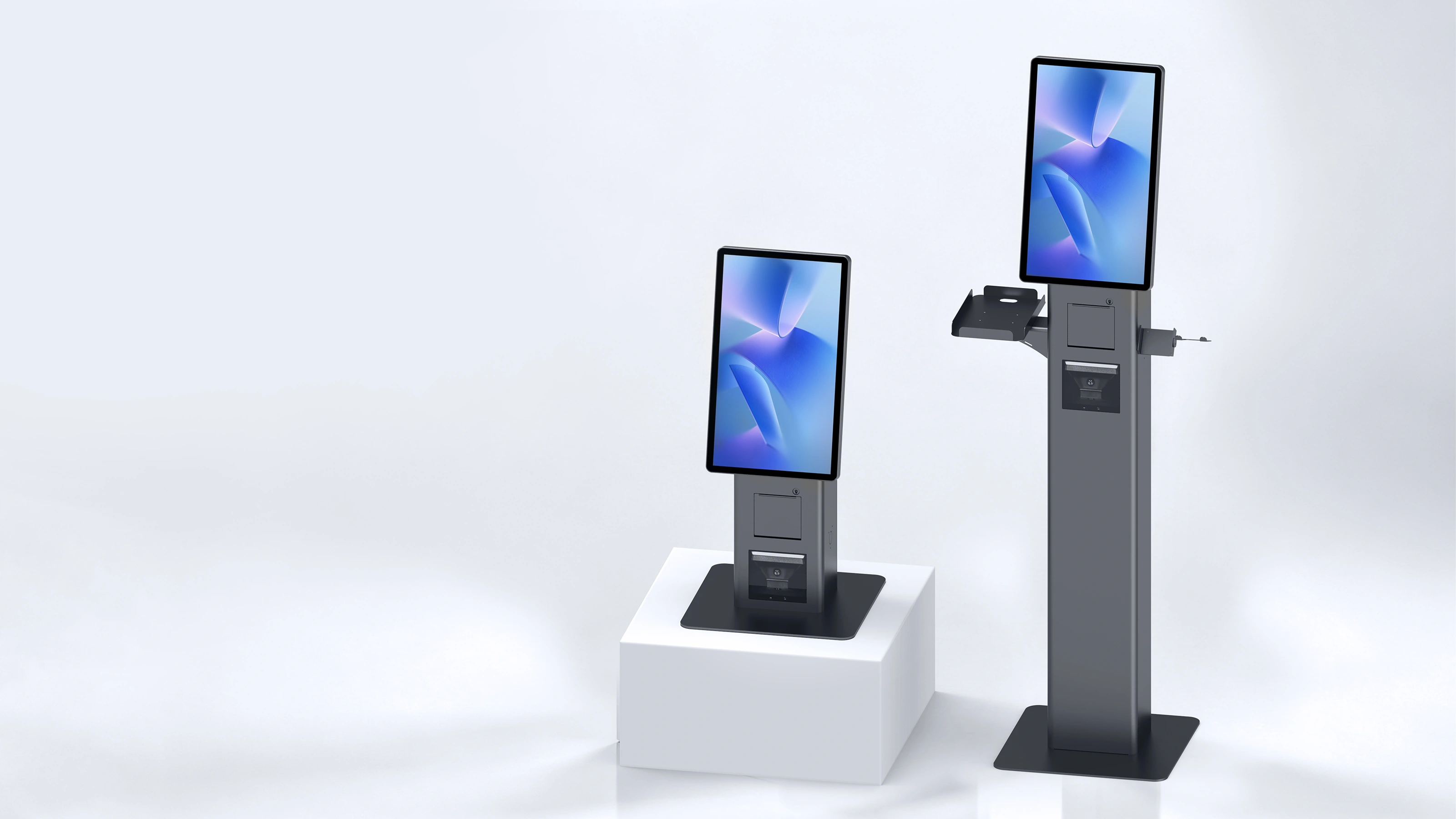 SUNTEK SK7 modular self-service kiosk in desktop and floor-standing configurations