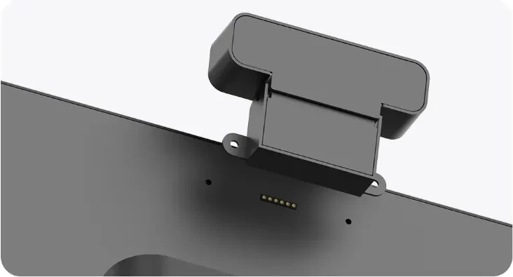 SUNTEK SK7 top POGO pin contacts and screw mounting points for compatible expansion modules.