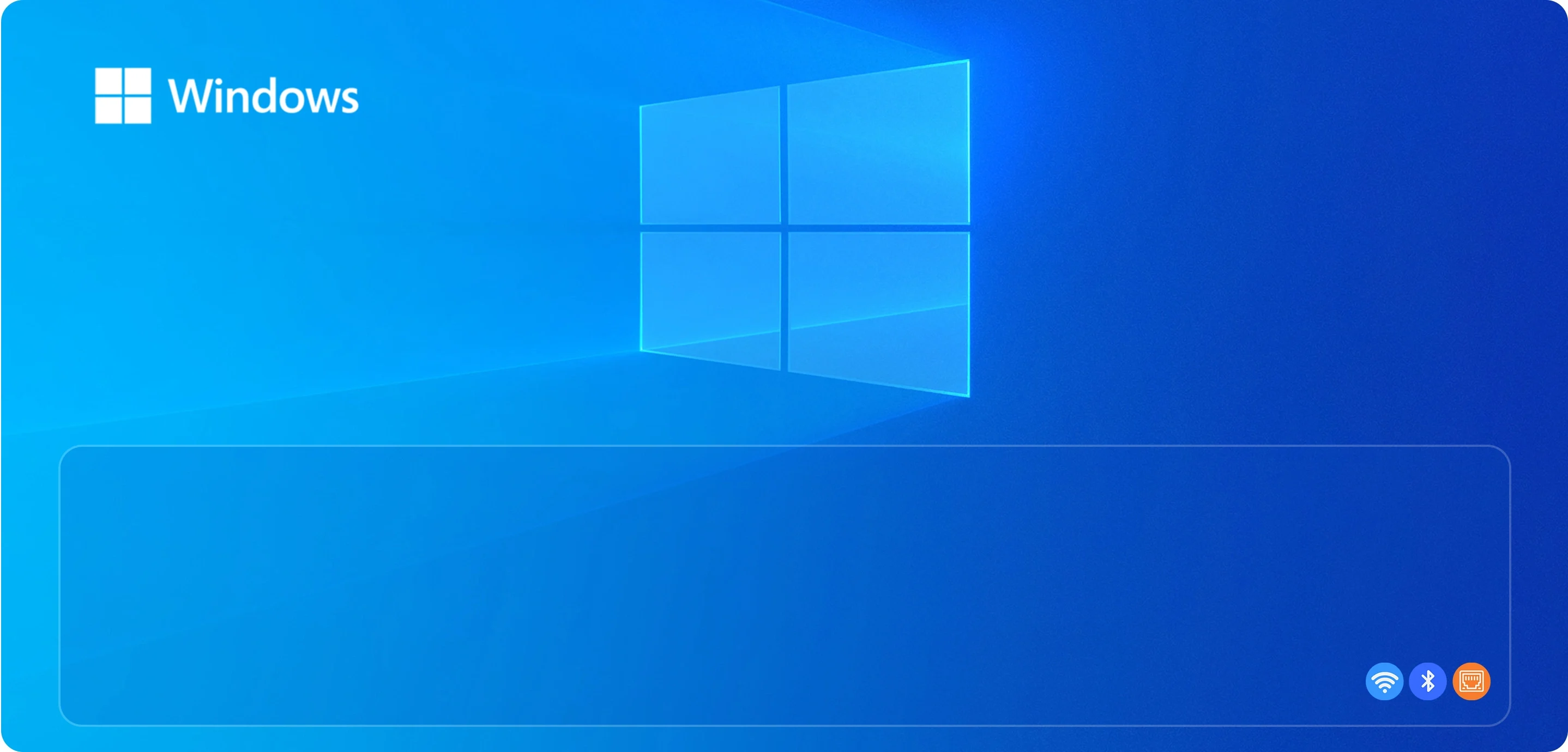 SUNTEK SK7W Windows platform illustration with connectivity icons