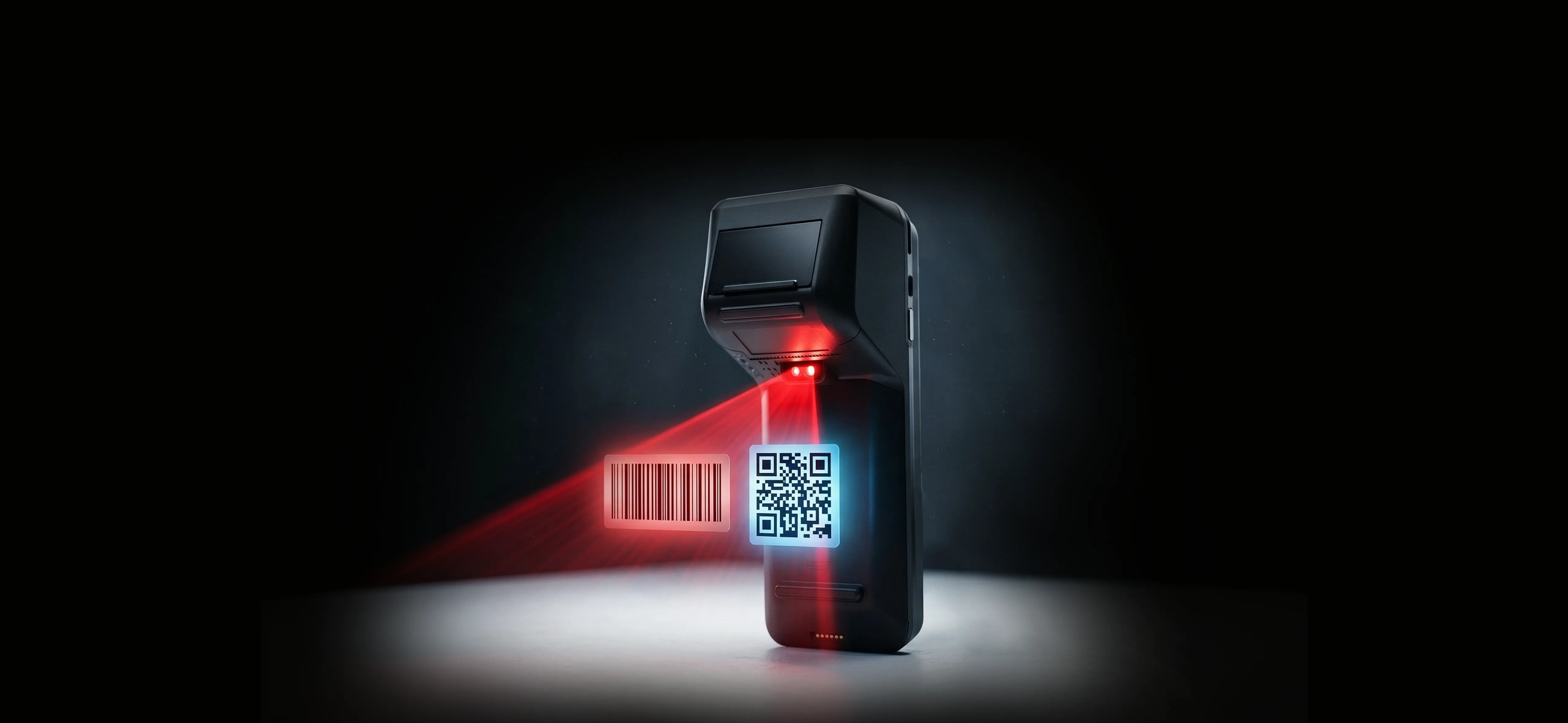 SUNTEK-SM1-Handheld POS-Optimized 2D Scanner-Integrated Seamless Dark Background-Fast data capture device-Buy Fast POS Terminal