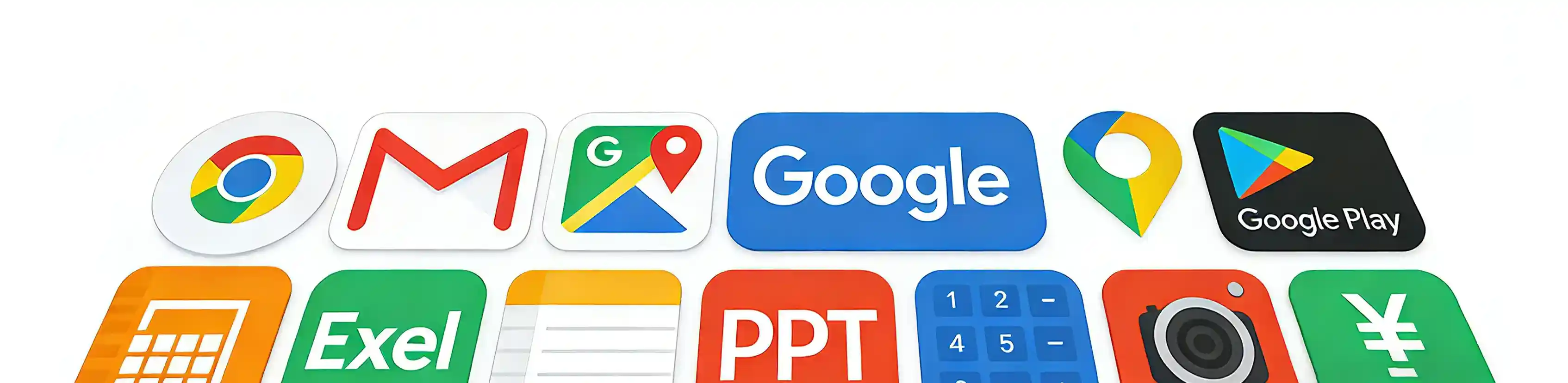 SUNTEK-SM1-Handheld POS-GMS & SoftPOS-Official Google and productivity app icons display-Reliable Payment Solution