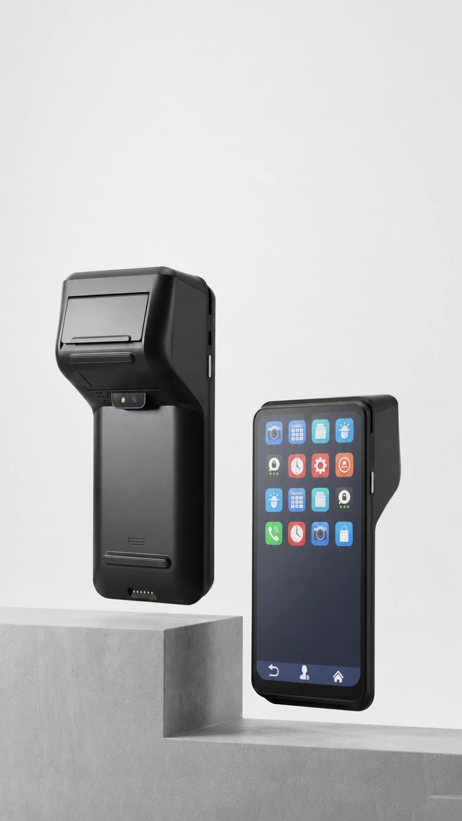 SUNTEK SM1 handheld POS terminal mobile banner with dual screens and Android GMS support