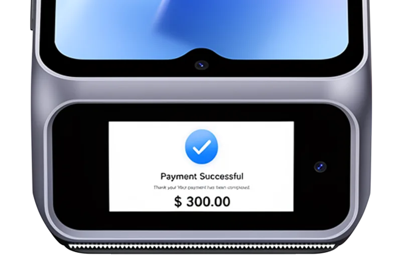 SUNTEK SM6 dual-screen handheld POS with customer display