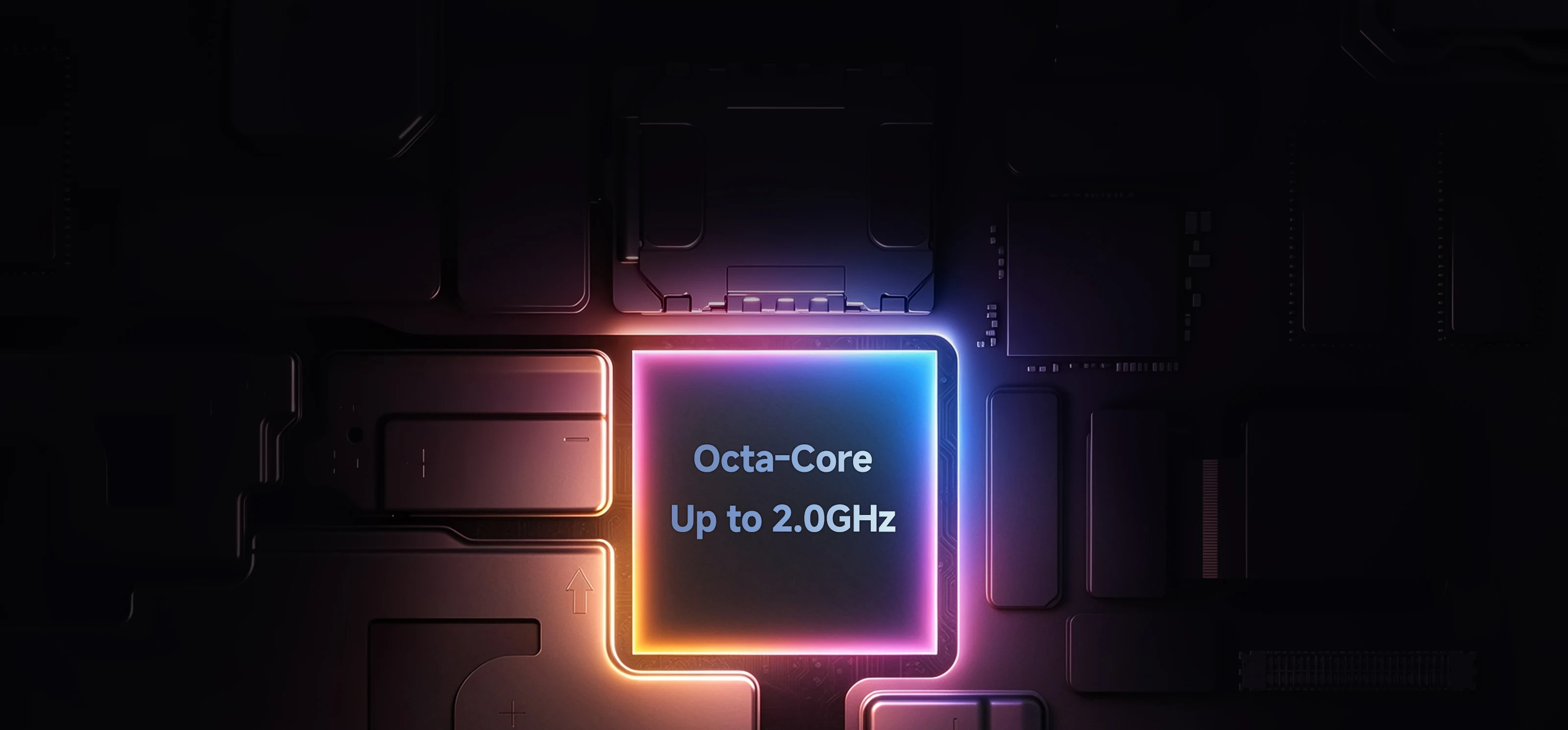 Octa-core processor up to 2.0GHz powering the SUNTEK SM6 Android handheld POS terminal