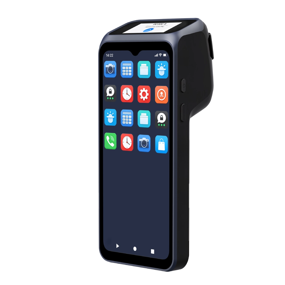 SUNTEK SM6 handheld POS terminal with integrated thermal printer