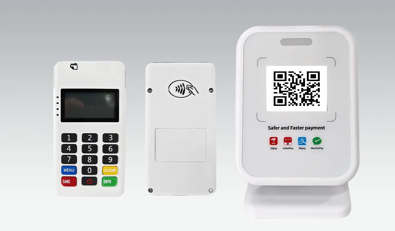 SUNTEK cloud sound box PV2 supporting QR code card and NFC payment methods